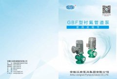 【黄金城hjc官方网站】GBF型衬氟管道泵说明书